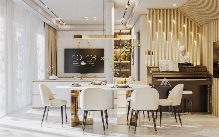 Thiết kế nội thất phòng khách tại Dương Lâm, Phường Văn Quán, Hà Nội