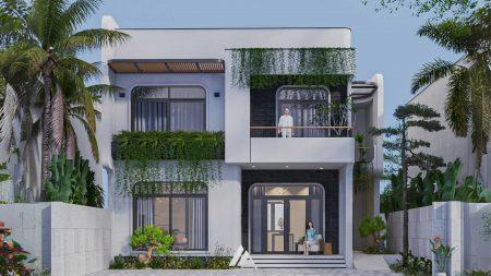 Kiến trúc Biệt thự Anh Quát, Trâu Quỳ, Gia Lâm, Hà Nội