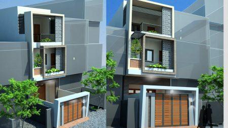Thiết kế kiến trúc nhà phố hiện đại Anh Lâm-Lê lợi-Thành phố Hưng yên