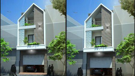 Thiết kế kiến trúc nhà phố Em Tăng - Thủy Nguyên-Hải Phòng