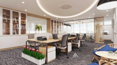 Thiết kế và thi công nội thất văn phòng làm việc tại Lý Thái Tổ - Võ Cường - Thành phố Bắc Ninh