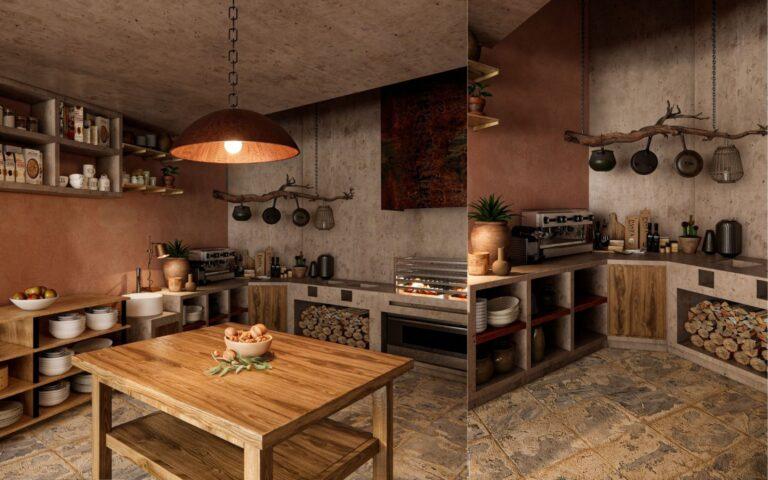 Thiết kế nội thất phòng bếp phong cách wabi sabi - vẻ đẹp của sự không hoàn hảo