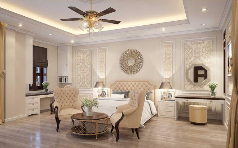 Nội thất phòng ngủ Tân Cổ Điển Sang TRọng - Đẳng cấp và Quý Phái